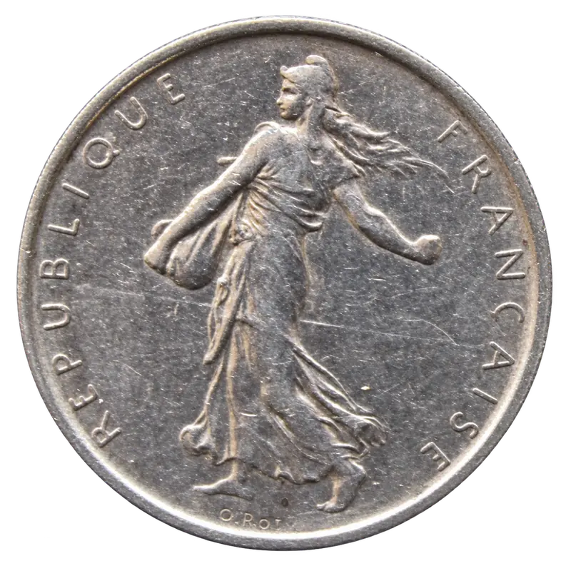 5 francs Semeuse argent - avers