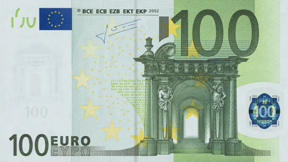 billet de 100 euros première série recto