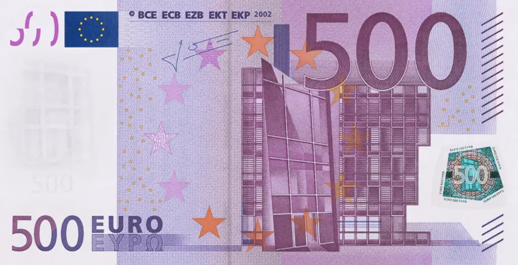 billet de 500 euros première série recto