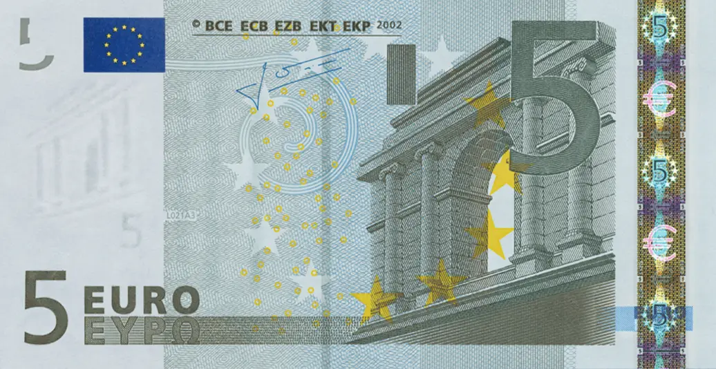 billet de 5 euros première série recto