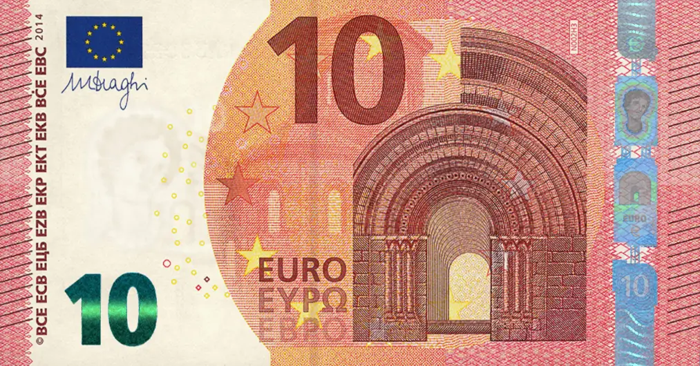 billet de 10 euros première série recto