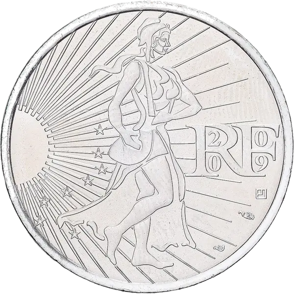 Pièce de 10 euros Semeuse 2009 en argent