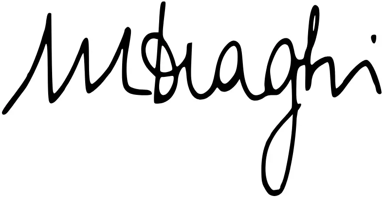 Signature de Mario Draghi sur les billets en euro série Europa (2011-2019)