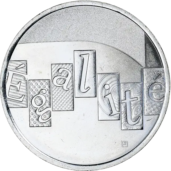 5 € Égalité Valeurs de la République 2013